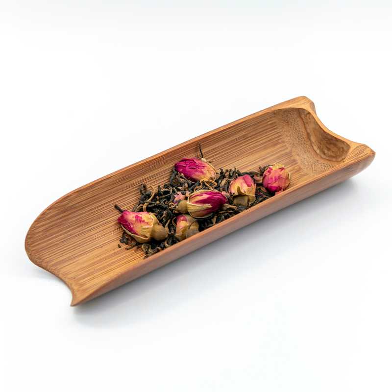 Rose Red Tea in a scoop